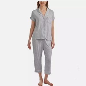 Tommy Hilfiger Women's Notch Collar Pajama Large